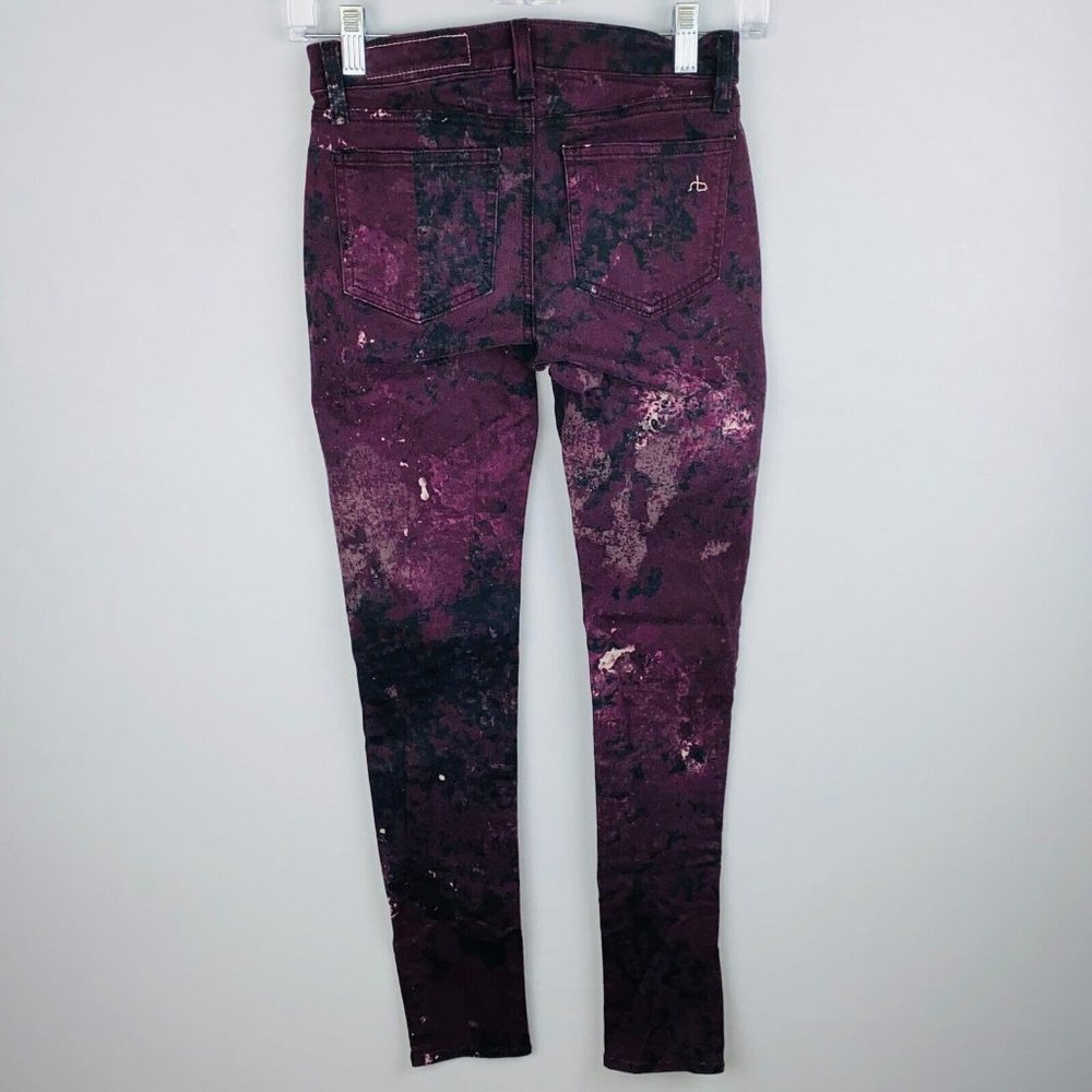 Rag & Bone Galaxy Print Splatter Abstract Legging… - image 5